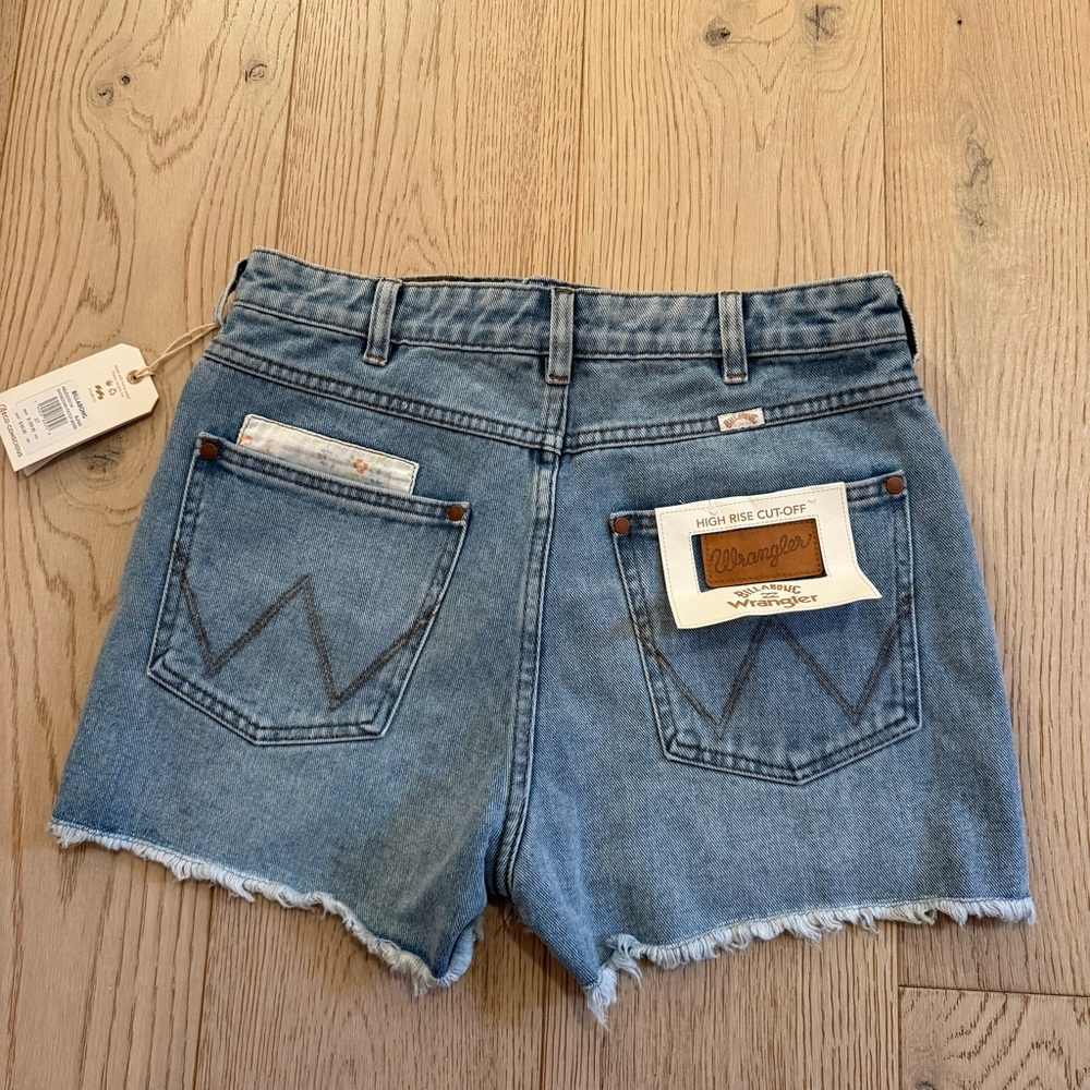 NWT Billabong x Wrangler Showdown Patchwork Shorts - Picture 4 of 4